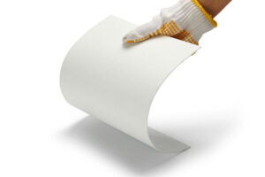 CFRT Sheets with White Non-woven Fabrics